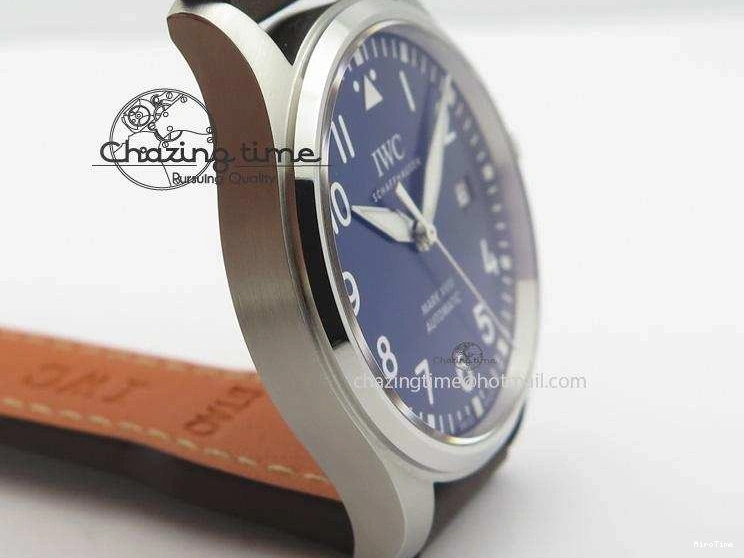 MIROTIME 0121 Mark XVIII Le Petit Prince IW327004 SS Mk Maker Best Edition Blue Dial On Brown Leather Strap A TimelessDesign 7296